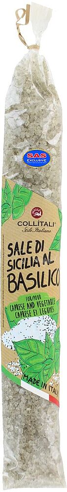 Sicilian salt with basil "Collitali" 420g
