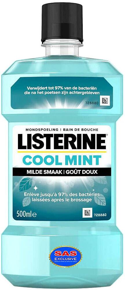 Ополаскиватель для полости рта "Listerine Cool Mint" 500мл
