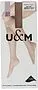 Knee -high stockings "U&M 20 Den" Natural
