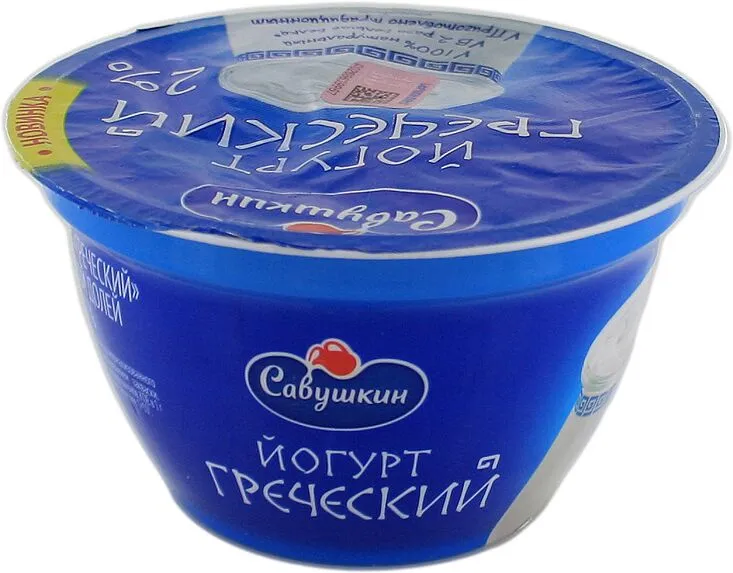 Greek yoghurt "Savushkin" 140g, fat content: 2%