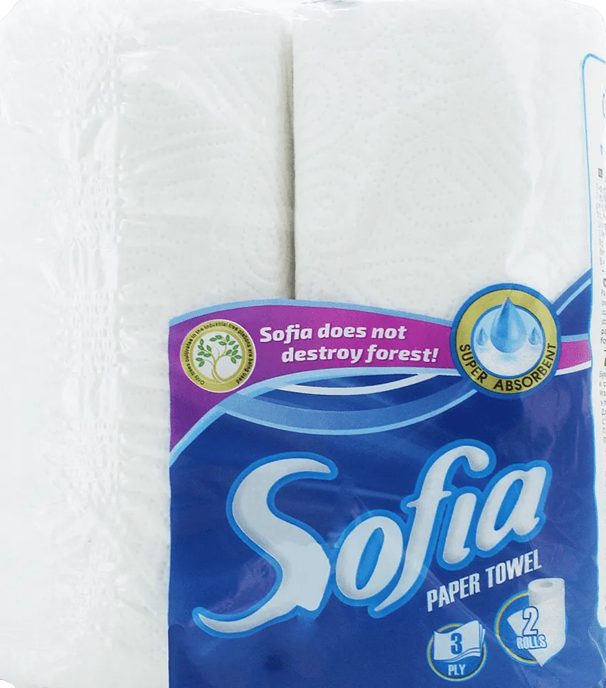 Թղթե սրբիչ «Sofia» 2 հատ
