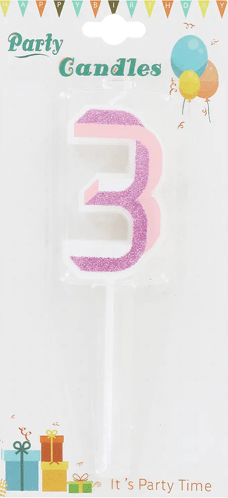 Մոմ ծննդյան «Party Candles» N3
