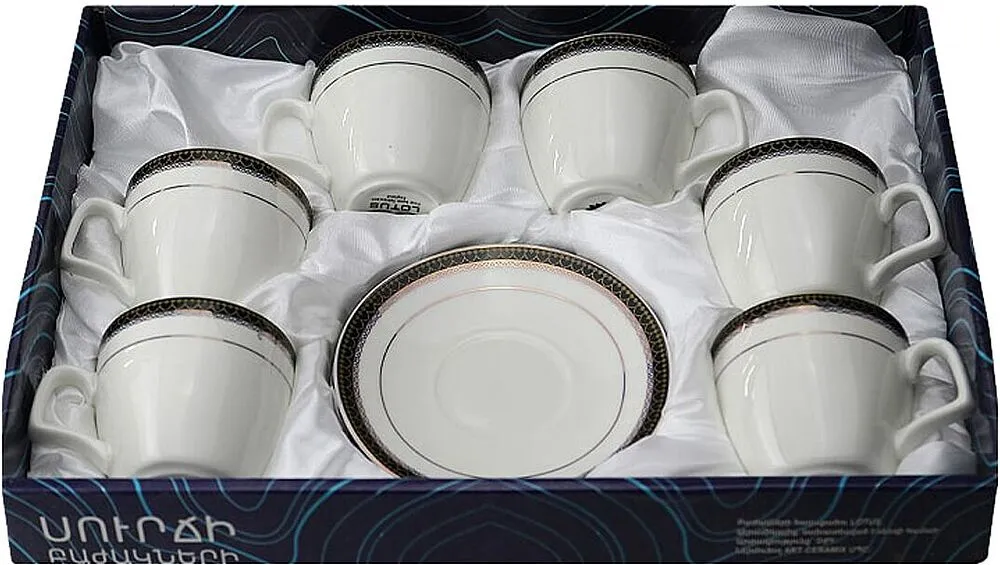 Glass "Lotus" 6 pcs
