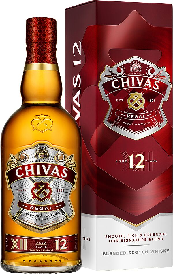 Վիսկի «Chivas Regal 12» 0.7լ
