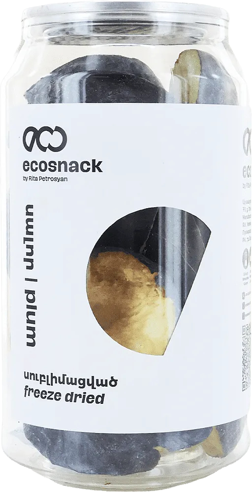 Սալոր սուբլիմացված «Ecosnack Plum» 40գ
