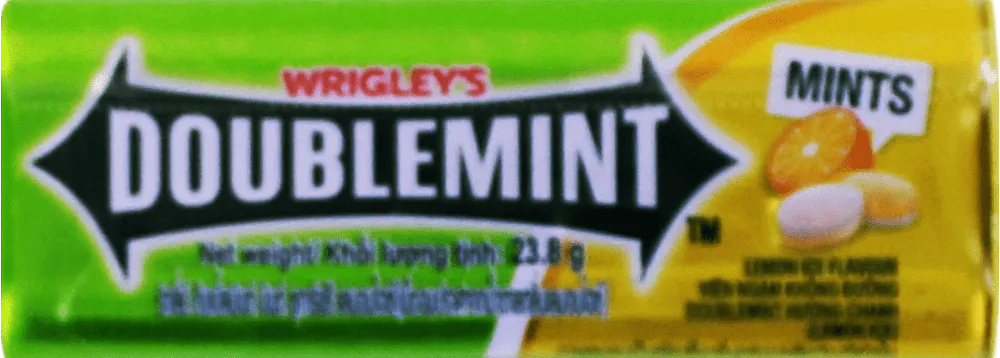 Breath freshening Lemon Ice flavor candy "Wrigley's" 23.8g

