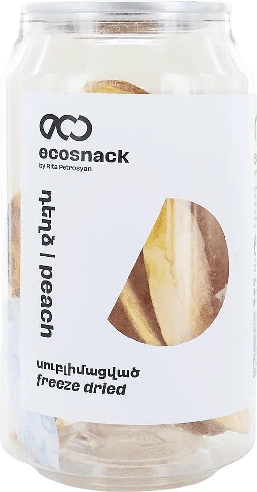 Դեղձ սուբլիմացված «Ecosnack Peach» 40գ
