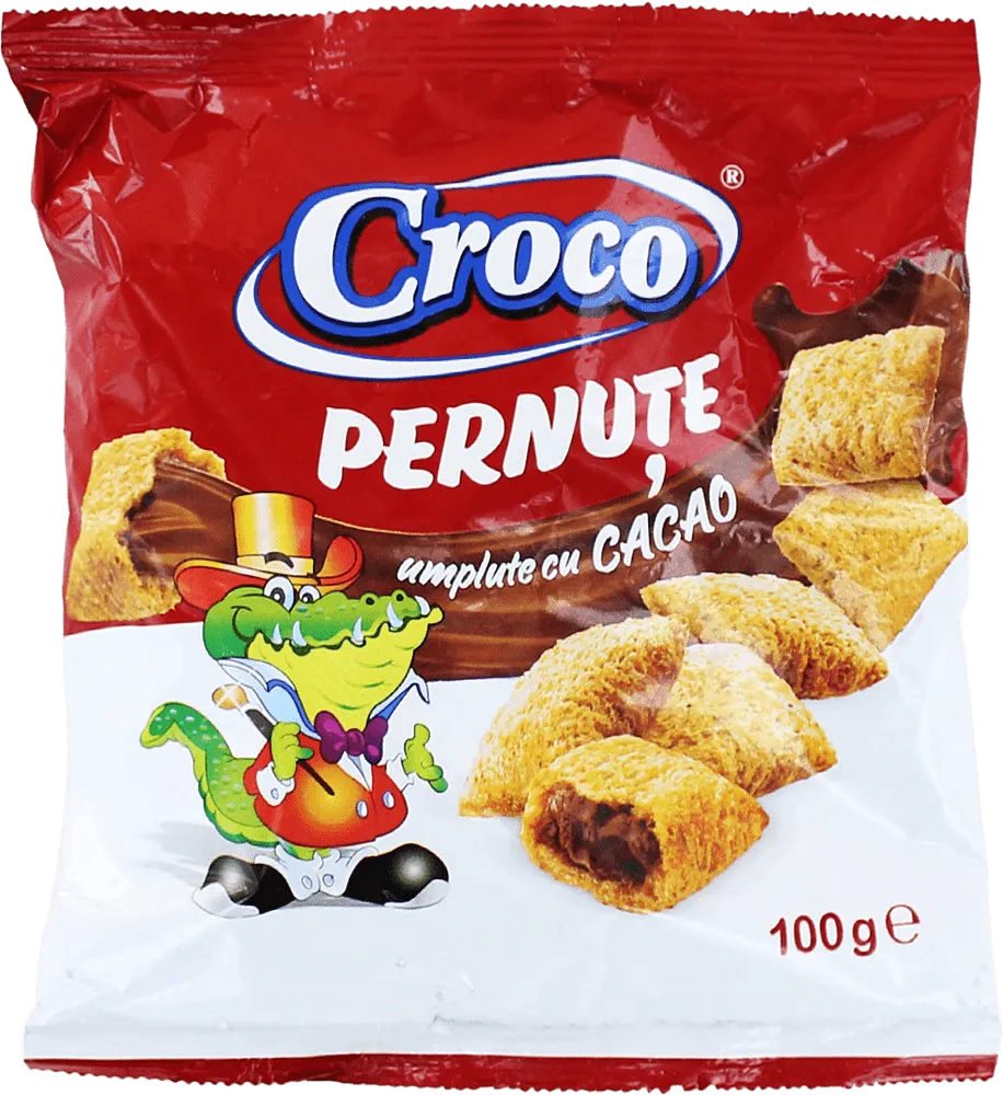 Cookies with cocoa "Croco Pernute Cacao" 100g