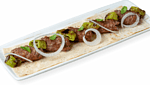 Angus kebab with hot pepper
