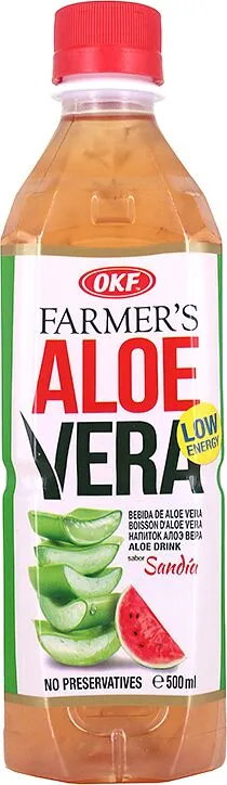 Напиток с алоэ вера "OKF Farmer's Aloe Vera" 500мл 