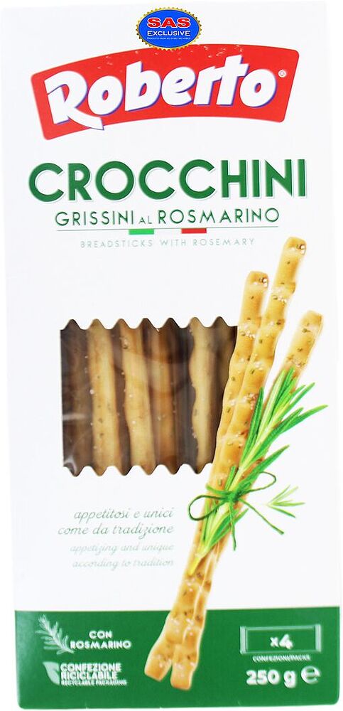 Breadsticks with rosemary 