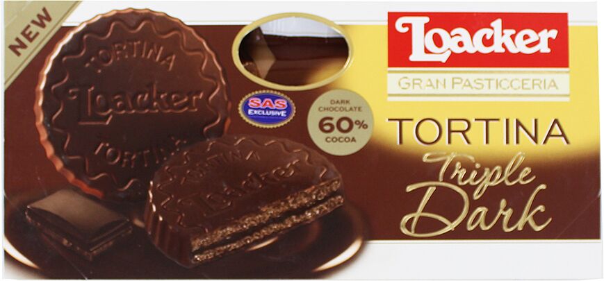 Wafer with cocoa cream "Loacker Tortina" 125g