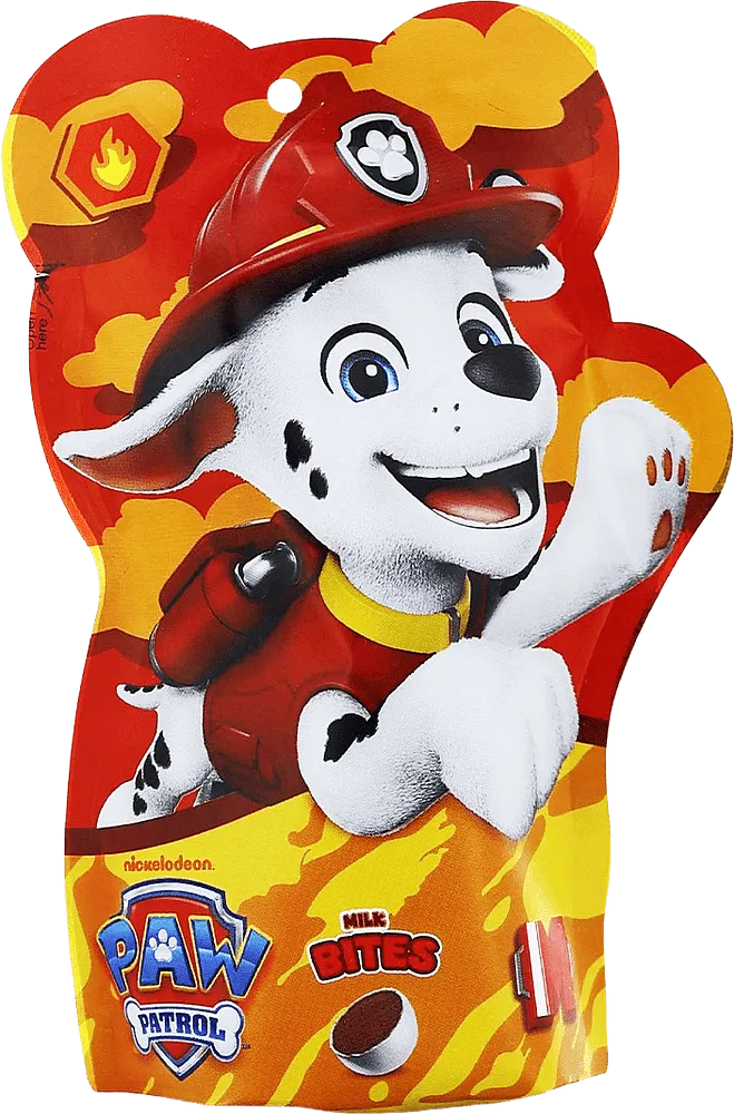 Milk dragee "Grand Candy Paw Patrol Milk Bites" 50g
