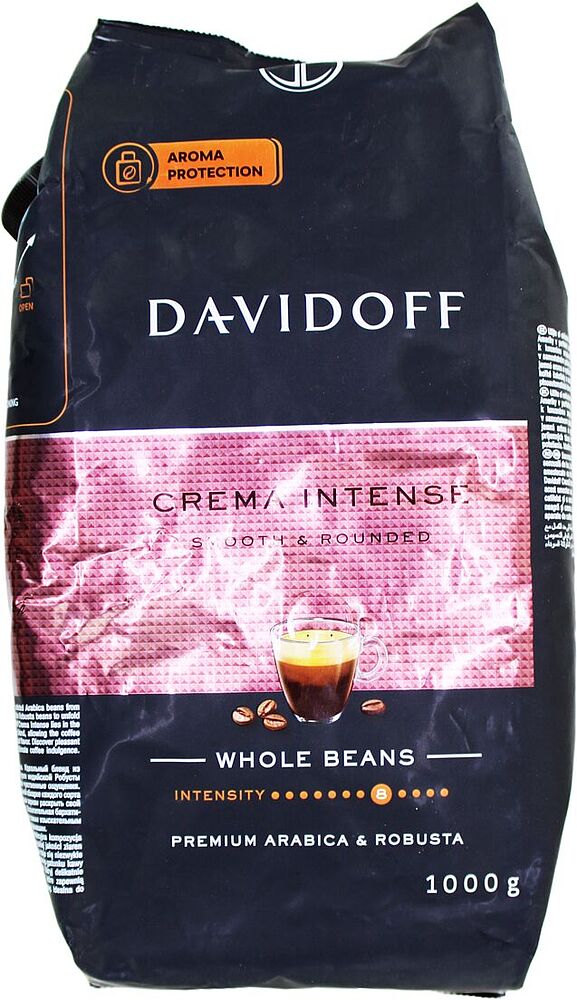 Кофе в зернах "Davidoff Crema Intense" 1000г