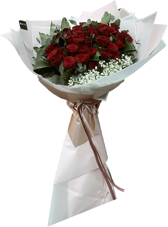 Ծաղկեփունջ «My Rose Mi corazón» 39 հատ