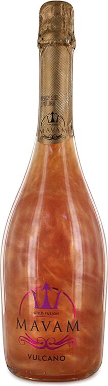 Sparkling wine "Mavam Gold Fusion Vulcano" 0.75l