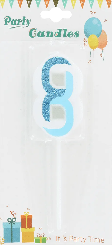 Մոմ ծննդյան «Party Candles» N8
