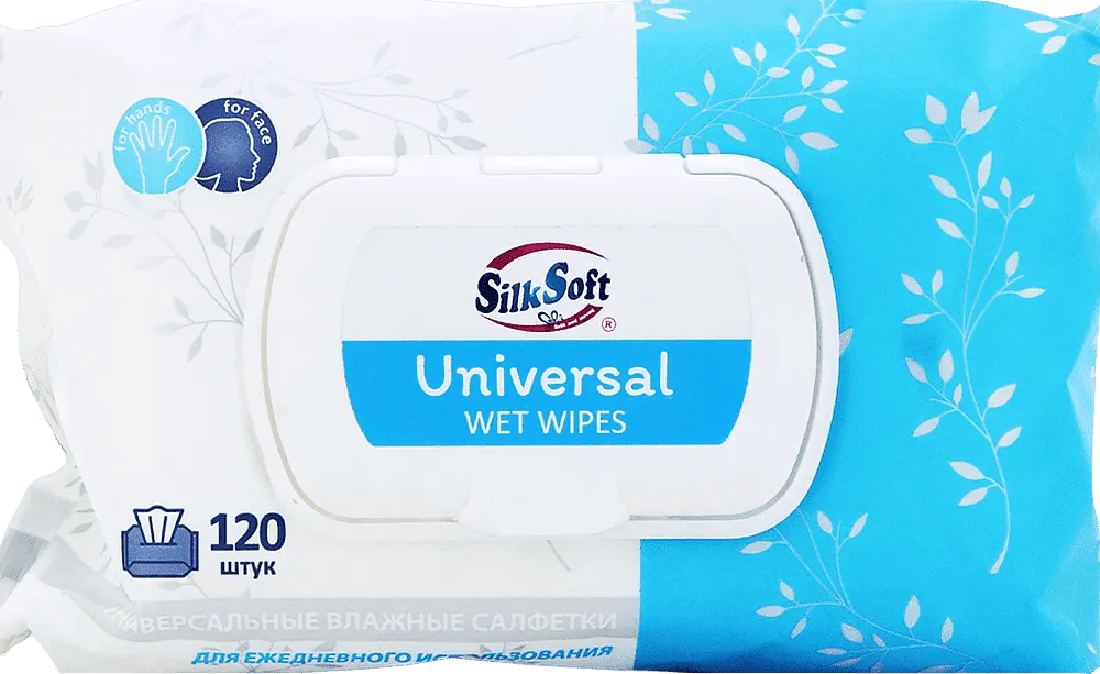 Wet wipes "Silk Soft Universal" 120 pcs.