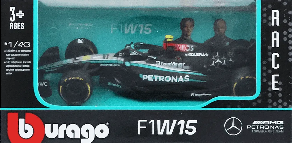 Toy-car "Burago Mercedes Petronas"

