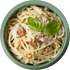 Spaghetti with Carbonara sauce