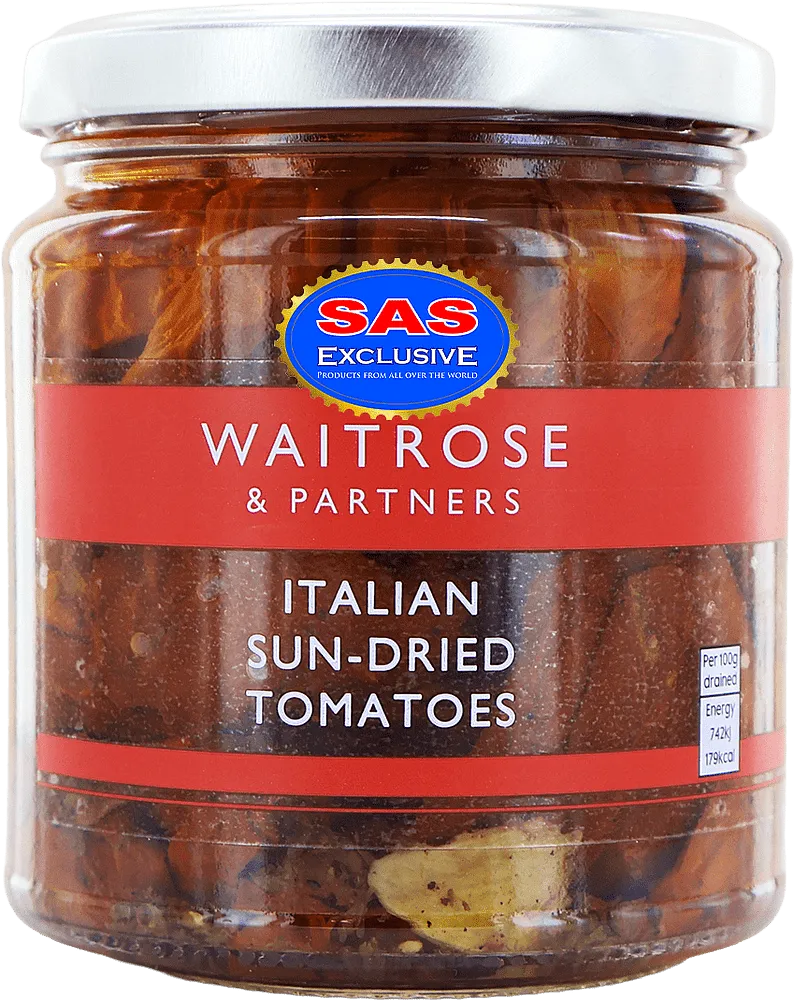 Լոլիկ չորացրած ձեթի մեջ «Waitrose & Partners Italian Sun-Dried Tomatoes» 280գ
