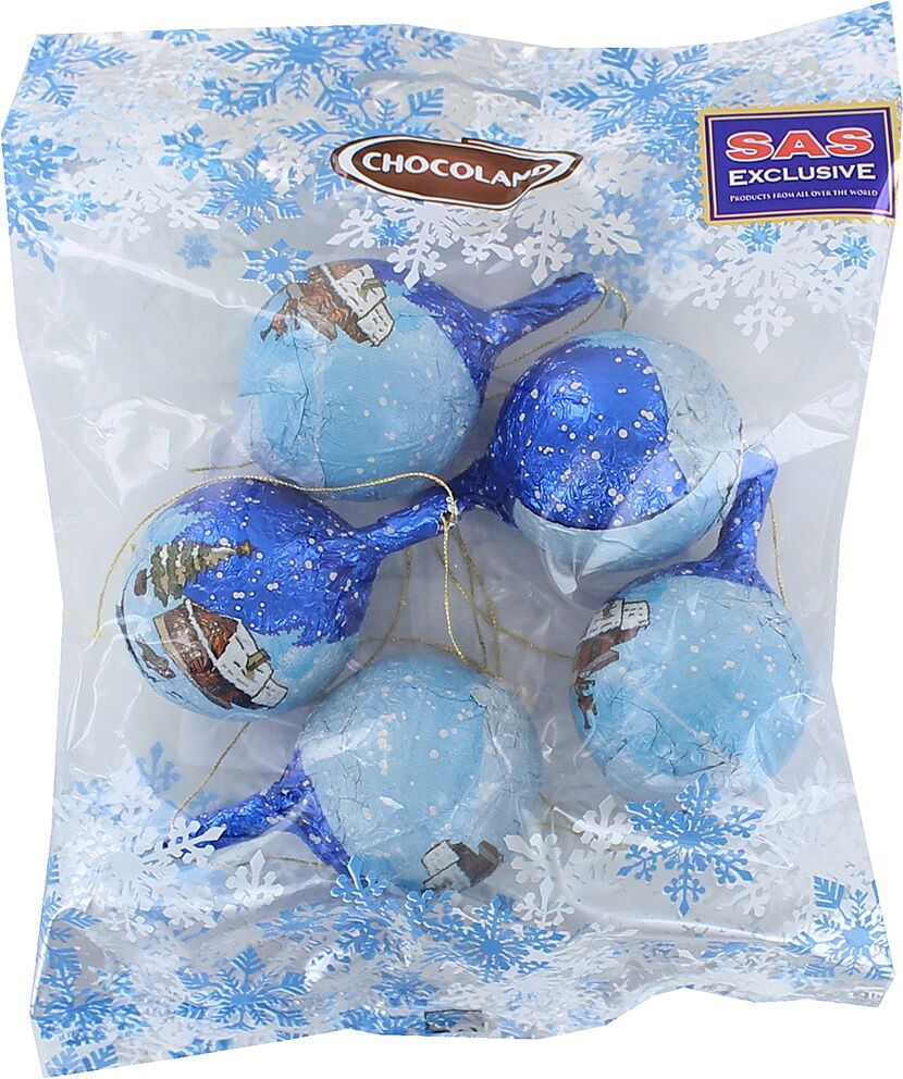 Շոկոլադե կոնֆետներ «Chocoland Balls Snowy» 63գ