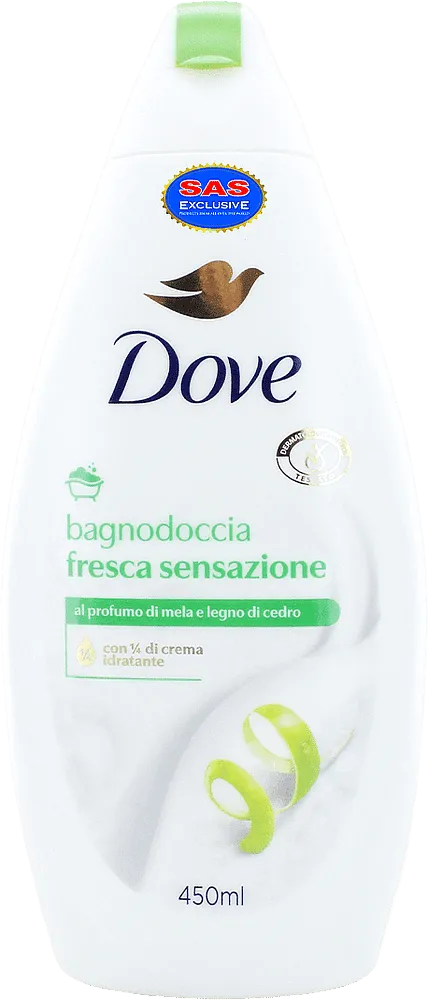 Shower gel "Dove Fresca Sensazione" 450ml