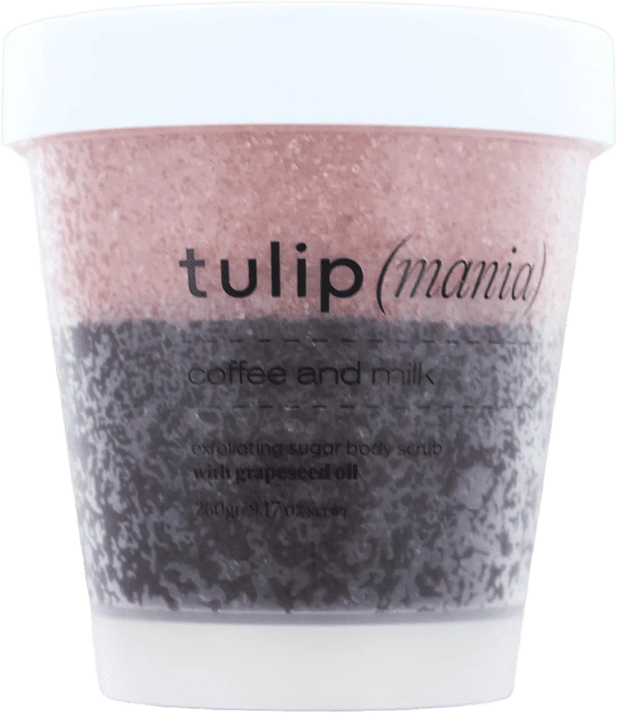 Body scrub "Tulipmania Coffee & Milk" 260g
