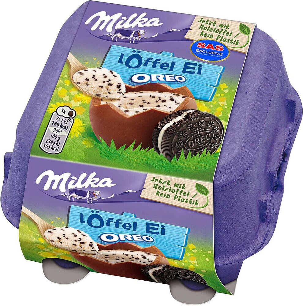 Շոկոլադե ձվիկներ «Milka & Oreo» 128գ