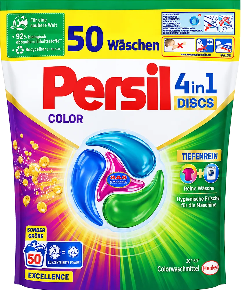 Капсулы для стирки для цветного "Persil 4 in 1 Color" 50 шт 