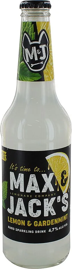 Beer cocktail "Max & Jacks" 0.4l Lemon & Gardenmint
