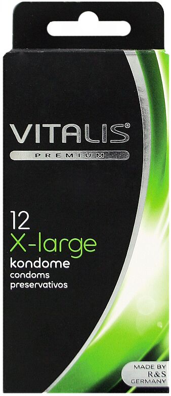 Condoms "Vitalis Extra Large" 12pcs