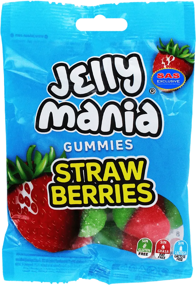 Jelly candies "Jake Jelly Mania Strawberries" 100g
