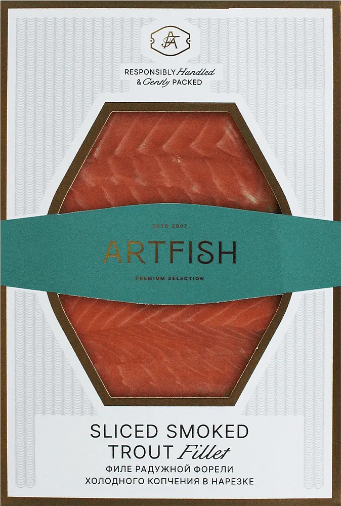 Sliced smoked trout "Artfish" 150g
