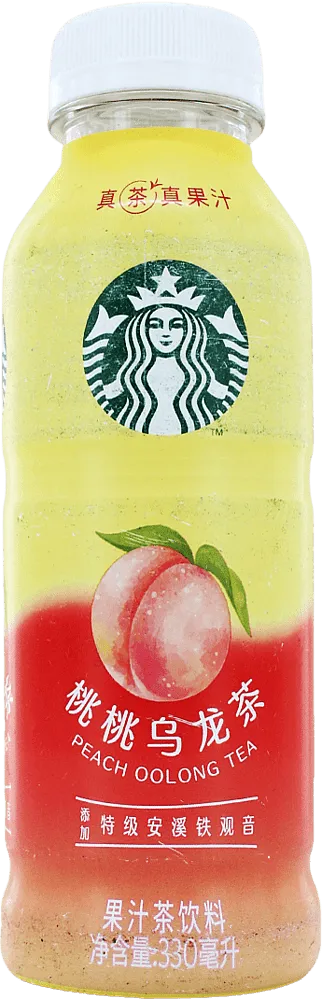 Սառը թեյ դեղձի և ուլունի «Starbucks Peach Oolong» 330մլ
