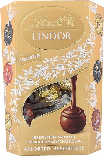 Շոկոլադե կոնֆետների հավաքածու «Lindt Lindor» 200գ