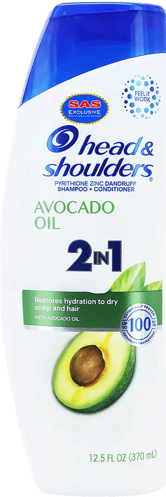 Շամպուն-կոնդիցիոներ «Head & Shoulders 2 in 1 Avocado Oil» 370մլ
