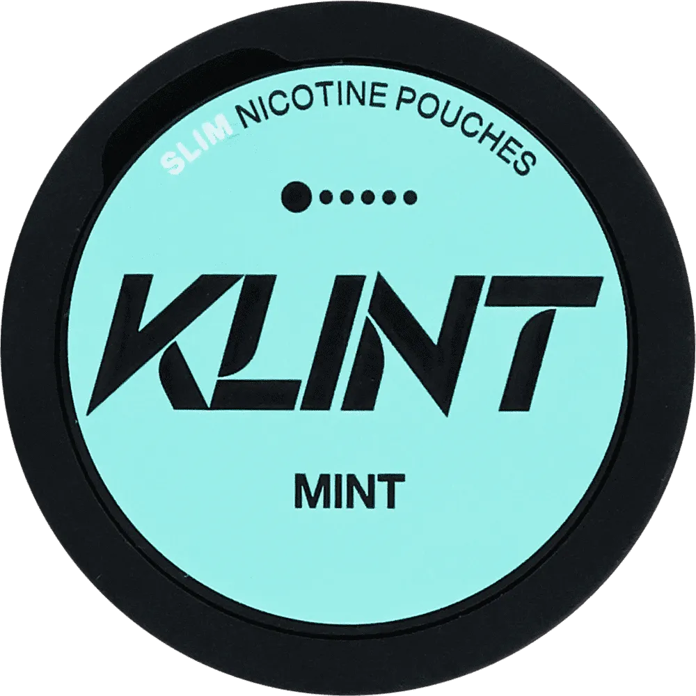 Nicotine mint flavored pouches "Klint Mint Slim" 14g
