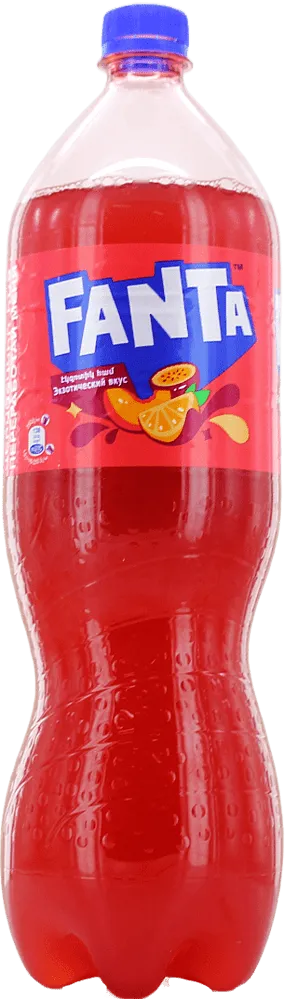 Refreshing carbonated exotic fruitsflavored drink "Fanta Exotic" 1.5l 