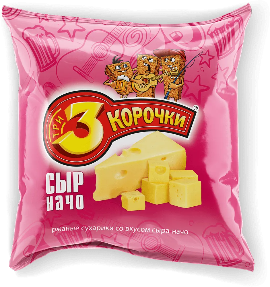 Crackers "3 Korochki" 80g Cheese