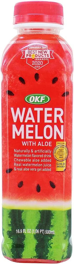 Watermelon & aloe drink "OKF" 0.5l 