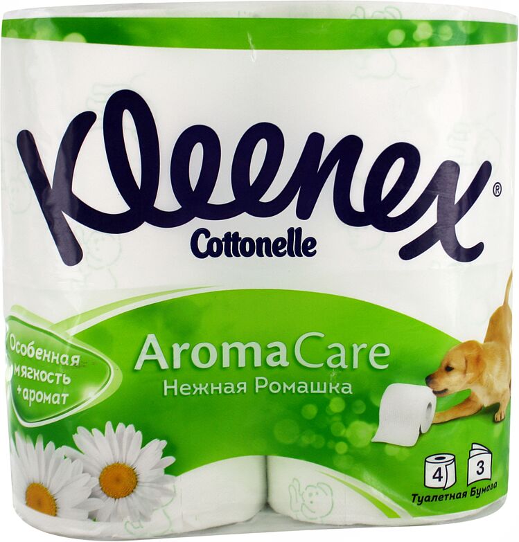 Զուգարանի թուղթ «Kleenex Cottonelle Aroma Care» 4 հատ