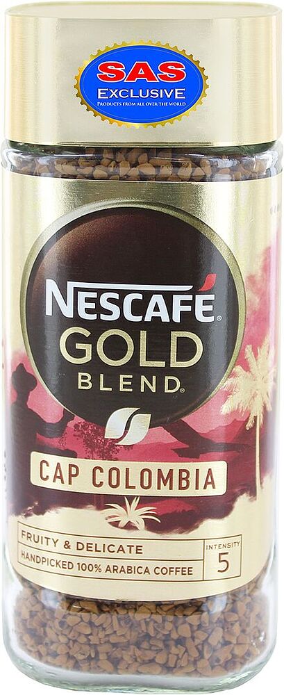 Instant coffee "Nescafe Gold Cap Colombia" 100g