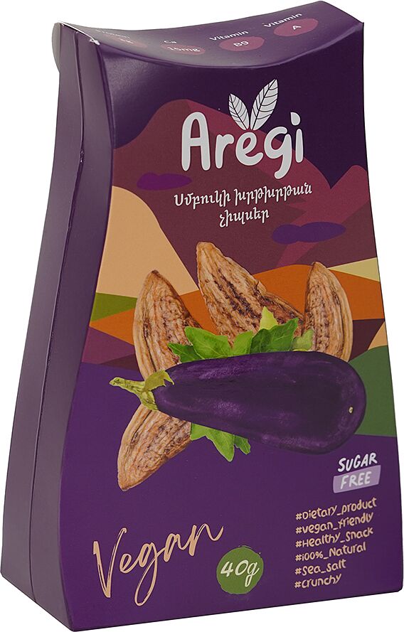 Eggplant chips "Aregi" 40g 