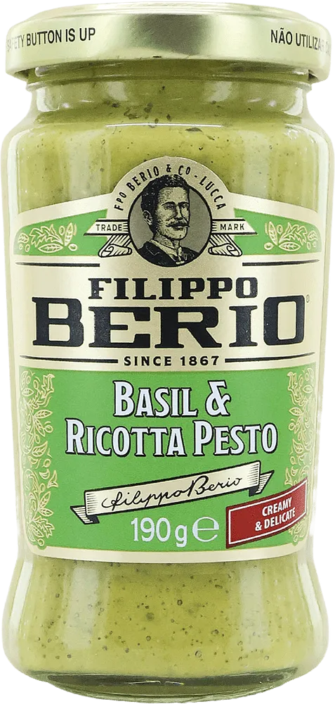 Սոուս պեստո «Filippo Berio Basil & Ricotta Pesto» 190գ