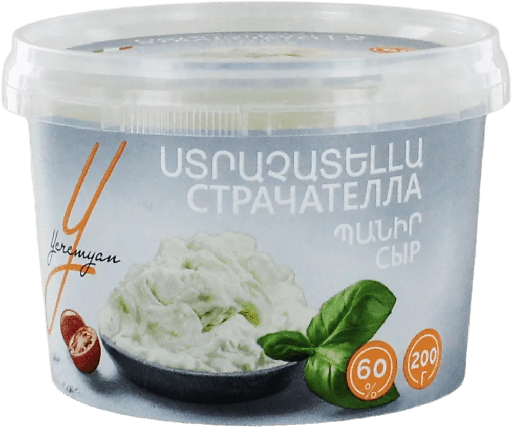 Сыр страчателла "Еремян Продактс" 200г
