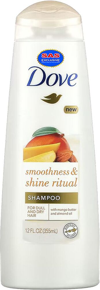 Shampoo "Dove Shine Ritual" 355ml
