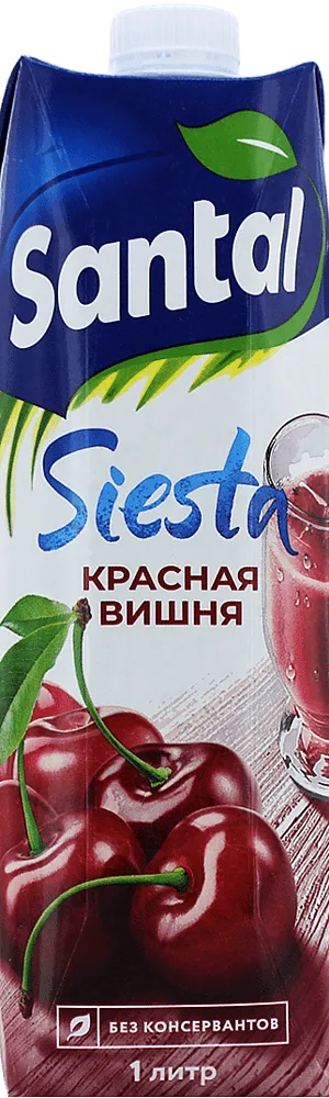 Сок вишневый ''Santal'' 1л 