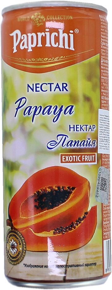 Nectar "Paprichi" 250ml Papaya