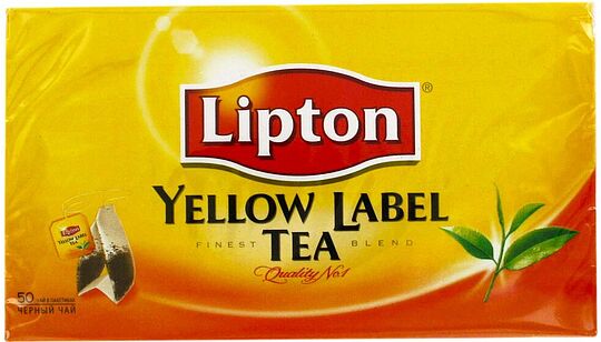 Թեյ սև «Lipton Yellow Label Tea» 50*2գ